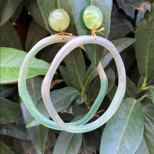 Lele Sadoughi organic twig hoops